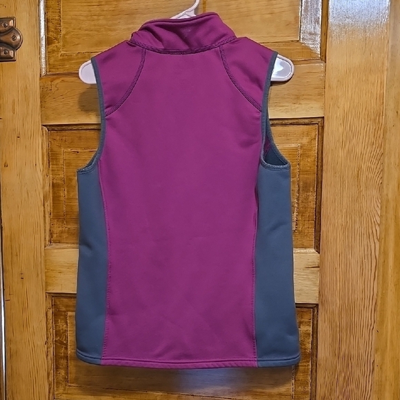 L.L. Bean Purple and Gray Cabincore Vest M - Picture 3 of 3